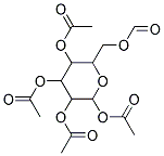 2,3,5-TRI(ACETYLOXY)-6-(FORMYLOXYMETHYL)TETRAHYDRO-2H-PYRAN-4-YL ACETATE, TECH Struktur