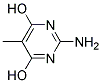 2-AMINO-5-METHYLPYRIMIDINE-4,6-DIOL, TECH Struktur