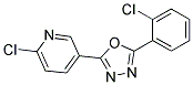 2-(2-CHLOROPHENYL)-5-(6-CHLORO-3-PYRIDYL)-1,3,4-OXADIAZOLE, TECH Struktur