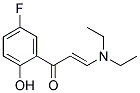 1-(5-FLUORO-2-HYDROXYPHENYL)-3-DIETHYLAMINO-2-PROPEN-1-ONE Struktur