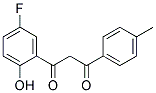 1-(5-FLUORO-2-HYDROXYPHENYL)-3-(4-METHYLPHENYL)PROPANE-1,3-DIONE Struktur