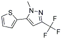 1-METHYL-5-THIEN-2-YL-3-(TRIFLUOROMETHYL)PYRAZOLE Struktur