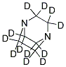 1,4-DIAZABICYCLO[2.2.2]OCTANE-D12 Struktur