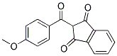 2-(4-METHOXYBENZOYL)INDAN-1,3-DION Struktur