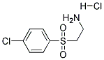 2-(4-CHLOROBENZENESULPHONYL)-ETHYLAMINE HYDROCHLORIDE Struktur