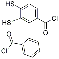 2-[(2-CHLOROCARBONYLPHENYL)DISULPHANYL]-1-BENZENECARBONYL CHLORIDE Struktur