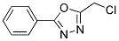 2-(CHLOROMETHYL)-5-PHENYL-1,3,4-OXADIAZOL Struktur