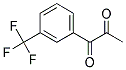 1-[3-(TRIFLUOROMETHYL)PHENYL]PROPANE-1,2-DION Struktur