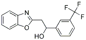 2-(1,3-BENZOXAZOL-2-YL)-1-[3-(TRIFLUOROMETHYL)PHENYL]ETHANOL Struktur