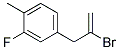 2-BROMO-3-(3-FLUORO-4-METHYLPHENYL)-1-PROPEN Struktur