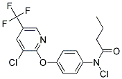 2-[4-(CHLOROBUTYRYLAMINO)PHENOXY]-3-CHLORO-5-(TRIFLUOROMETHYL)PYRIDIN Struktur