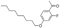 2'-FLUORO-4'-NONYLOXYACETOPHENON Struktur