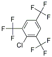 1-CHLORO-2,4,6-TRIS(TRIFLUOROMETHYL)BENZEN Struktur