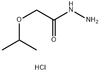 2-ISOPROPOXYACETOHYDRAZIDE HYDROCHLORIDE Struktur