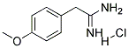 2-(4-METHOXYPHENYL)ACETAMIDINE HYDROCHLORIDE Struktur