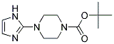 1-BOC-4-(1H-IMIDAZOL-2-YL)-PIPERAZINE Struktur