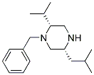 1-BENZYL-2(R)-ISOPROPYL-5(R)-ISOBUTYL-PIPERAZINE Struktur