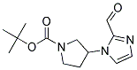 1-BOC-3-(2-FORMYL-IMIDAZOL-1-YL)-PYRROLIDINE Struktur