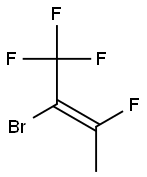 2-BROMO-1,1,1,3-TETRAFLUOROBUT-2-ENE Struktur