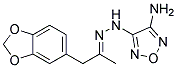 1-(1,3-BENZODIOXOL-5-YL)ACETONE (4-AMINO-1,2,5-OXADIAZOL-3-YL)HYDRAZONE Struktur