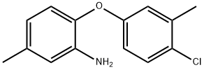 2-(4-CHLORO-3-METHYLPHENOXY)-5-METHYLPHENYLAMINE Struktur