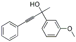 2-(3-METHOXY-PHENYL)-4-PHENYL-BUT-3-YN-2-OL Struktur