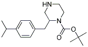 2-(4-ISOPROPYL-BENZYL)-PIPERAZINE-1-CARBOXYLIC ACID TERT-BUTYL ESTER Struktur