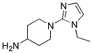 1-(1-ETHYL-1H-IMIDAZOL-2-YL)-PIPERIDIN-4-YLAMINE Struktur