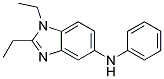 (1,2-DIETHYL-1H-BENZOIMIDAZOL-5-YL)-PHENYL-AMINE Struktur