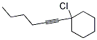 1-CHLORO-1-HEX-1-YNYL-CYCLOHEXANE Struktur