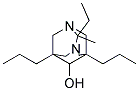 2-ETHYL-2-METHYL-5,7-DIPROPYL-1,3-DIAZATRICYCLO[3.3.1.1(3,7)]DECAN-6-OL Struktur