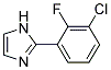 2-(3-CHLORO-2-FLUORO-PHENYL)-1H-IMIDAZOLE Struktur