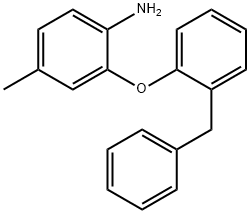 2-(2-BENZYLPHENOXY)-4-METHYLANILINE Struktur