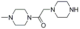 1-(4-METHYL-PIPERAZIN-1-YL)-2-PIPERAZIN-1-YL-ETHANONE Struktur