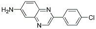 2-(4-CHLORO-PHENYL)-QUINOXALIN-6-YLAMINE Struktur