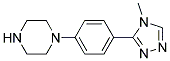 1-[4-(4-METHYL-4H-[1,2,4]TRIAZOL-3-YL)-PHENYL]-PIPERAZINE Struktur