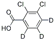 2,3-DICHLOROBENZOIC-4,5,6-D3 ACID Struktur