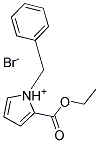 1-BENZYL-2-(ETHOXYCARBONYL)-1H-PYRROLIUM BROMIDE Struktur