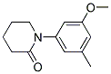 1-(3-METHOXY-5-METHYL-PHENYL)-PIPERIDIN-2-ONE Struktur