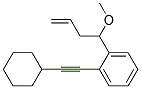 1-CYCLOHEXYLETHYNYL-2-(1-METHOXY-BUT-3-ENYL)-BENZENE Struktur