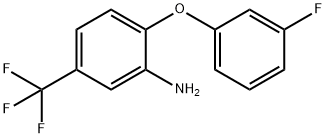 2-(3-FLUOROPHENOXY)-5-(TRIFLUOROMETHYL)ANILINE Struktur