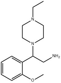 2-(4-ETHYL-PIPERAZIN-1-YL)-2-(2-METHOXY-PHENYL)-ETHYLAMINE Struktur