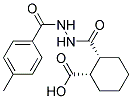 (1S,2R)-2-([2-(4-METHYLBENZOYL)HYDRAZINO]CARBONYL)CYCLOHEXANECARBOXYLIC ACID Struktur