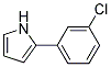 2-(3-CHLORO-PHENYL)-1H-PYRROLE Struktur