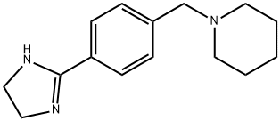 1-[4-(4,5-DIHYDRO-1H-IMIDAZOL-2-YL)-BENZYL]-PIPERIDINE Struktur