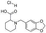 1-BENZO[1,3]DIOXOL-5-YLMETHYL-PIPERIDINE-2-CARBOXYLIC ACID HYDROCHLORIDE Struktur