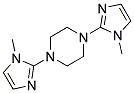 1,4-BIS-(1-METHYL-1H-IMIDAZOL-2-YL)-PIPERAZINE Struktur