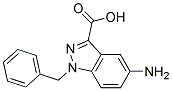 1-BENZYL-5-AMINOINDAZOLYL-3-CARBOXYLIC ACID Struktur