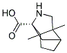 (1R)-3A,6A-DIMETHYLHEXAHYDRO-1,4-METHANOCYCLOPENTA[C]PYRROLE-1(2H)-CARBOXYLIC ACID Struktur