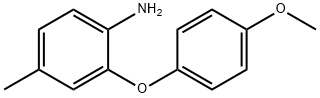 2-(4-METHOXYPHENOXY)-4-METHYLANILINE Struktur